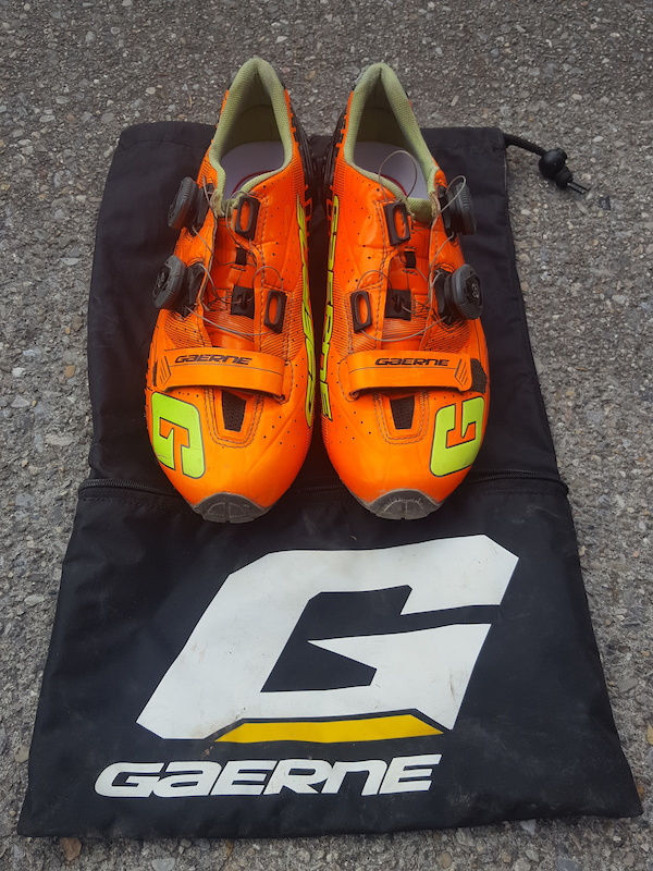 2016 Gaerne Italian Leather Cycling Shoes size 41 For Sale