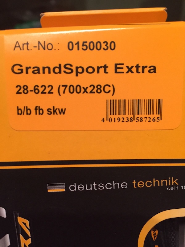 2017 Continental Grand Sport Extra (Pair) 700cx28
