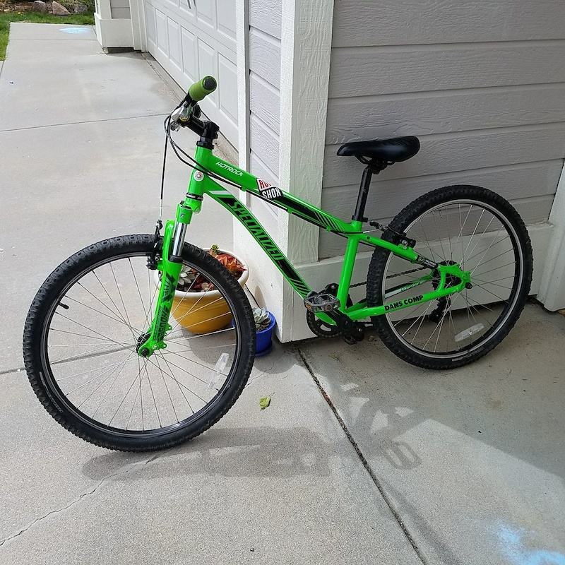 2013 Specialized Hotrock 24 Green 7 speed For Sale