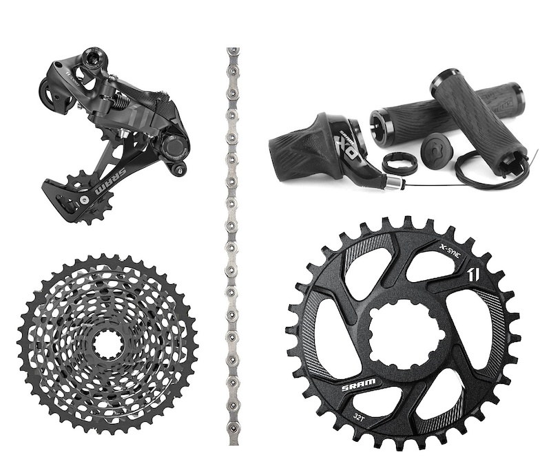 used sram groupset