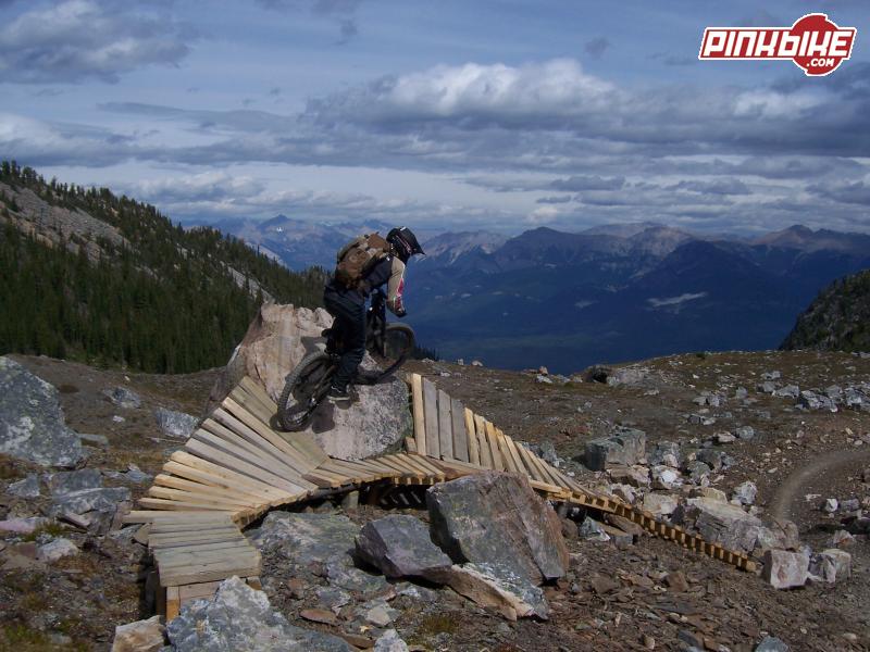 kicking horse bike park opening day