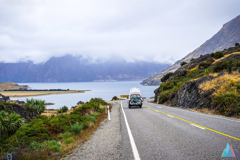 Our van shortly before arriving in Nelson