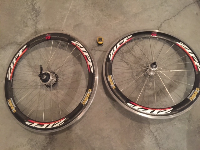 2008 Zipp 404 700C Clydesdale Clinchers with Powertap