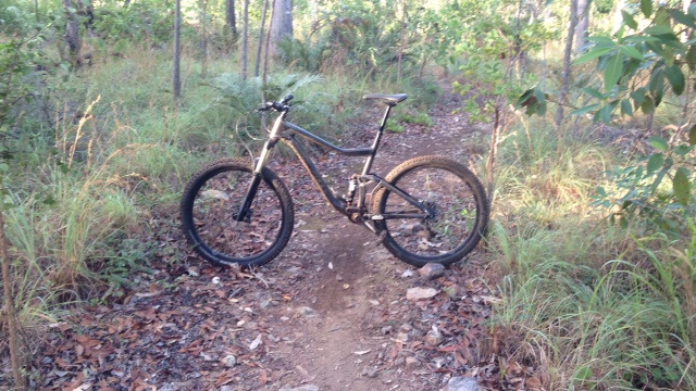 Gettin' some Autumn goodness at day break. Got to ride some of the new stuff too