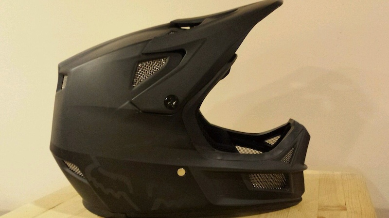 0 Fox Head Rampage Pro Carbon Helmet (Matte Black) Small