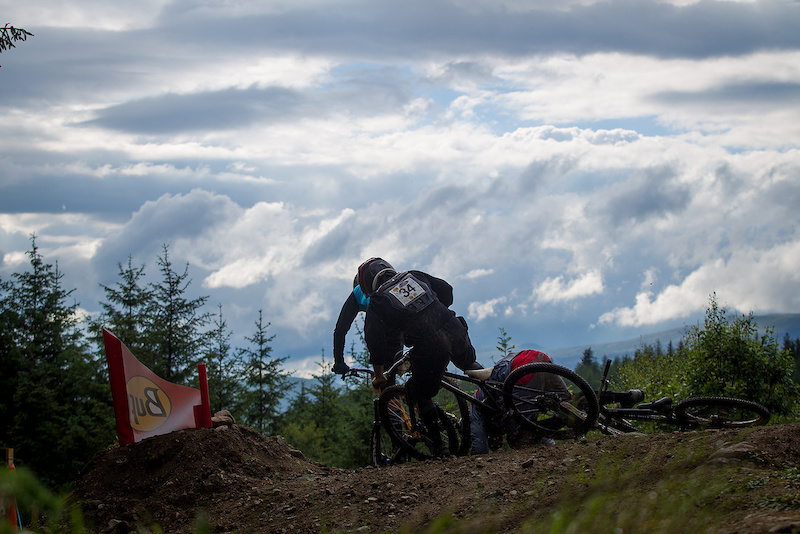 Open practice and racing during round 3 of The 2017 4X Pro Tour at Nevis Range, Fort William, Scotland, United Kingdom on June 03 2017. Photo: Charles A Robertson