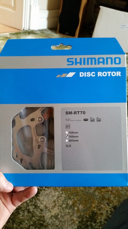 2017 Shimano SM-RT70 SLX centre lock rotors