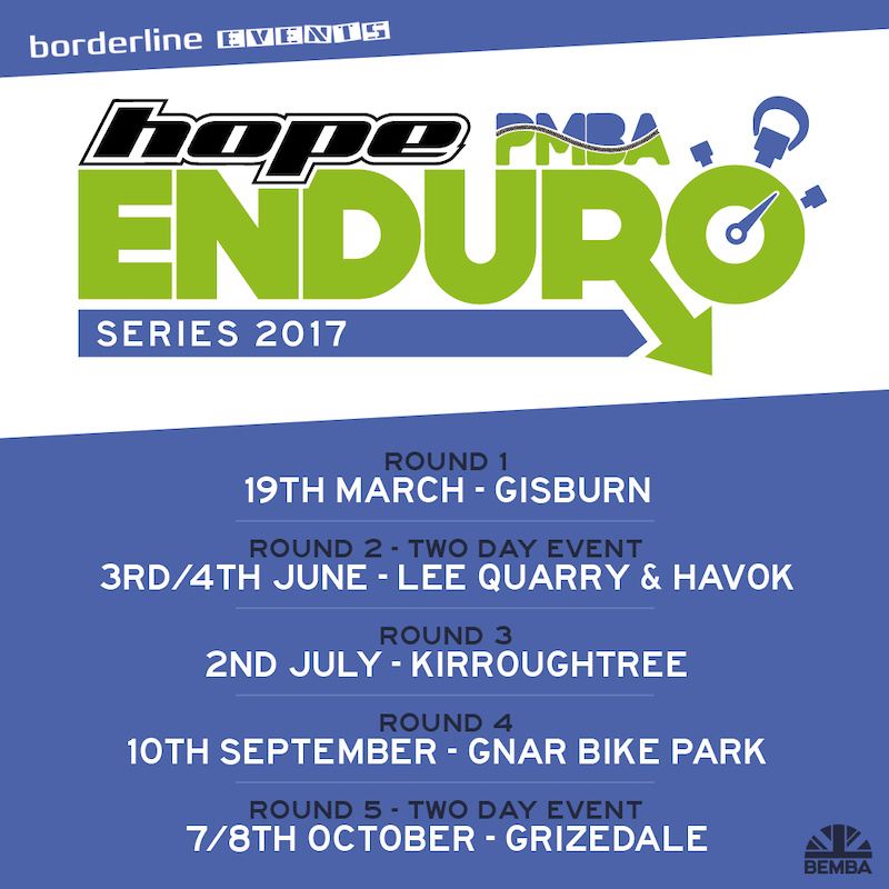 Hope PMBA Enduro Series: Round 2 - Lee Quarry and Havok bike park 2017