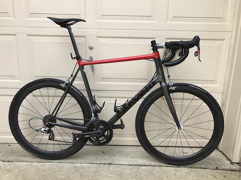 2016 Cervelo R5 61cm Quarq Red 22 For Sale