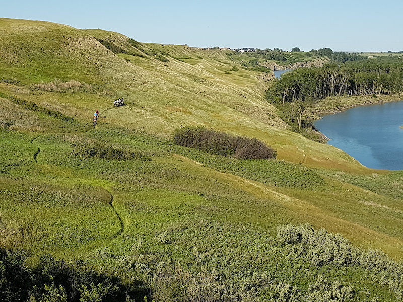 Upper CCB Mountain Biking Trail Strathmore, Alberta