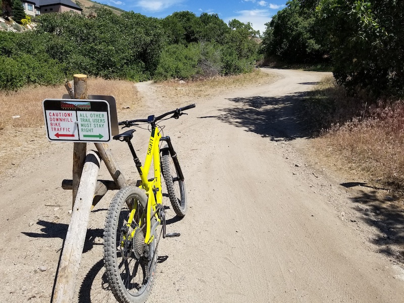 corner canyon mountain bike trails