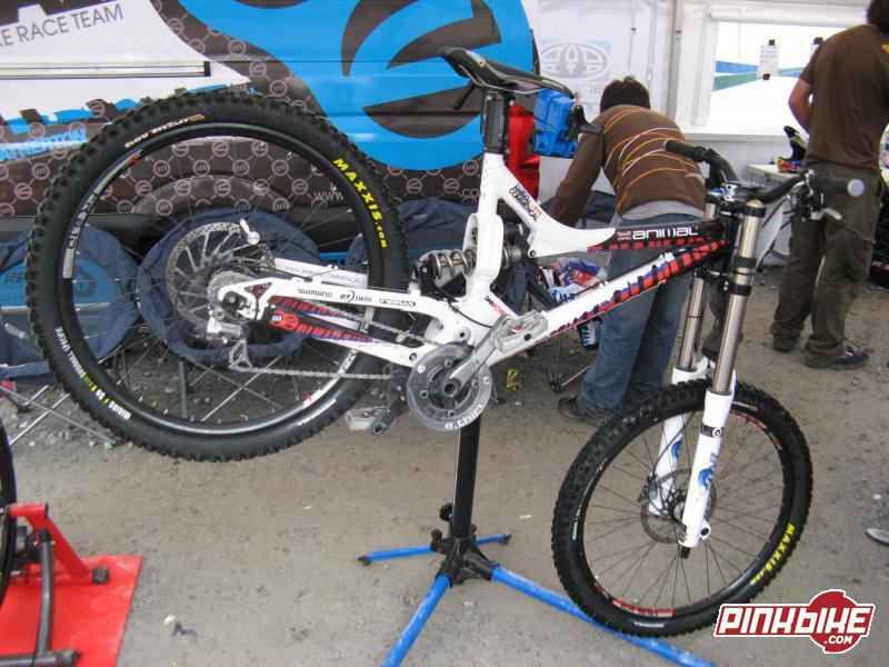 Dan Athertons commencal supreme downhill bike for the 07 world champs