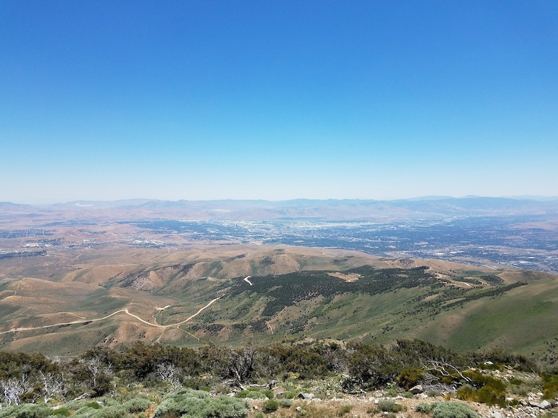 Peavine Road Mountain Bike Trail Reno, Nevada