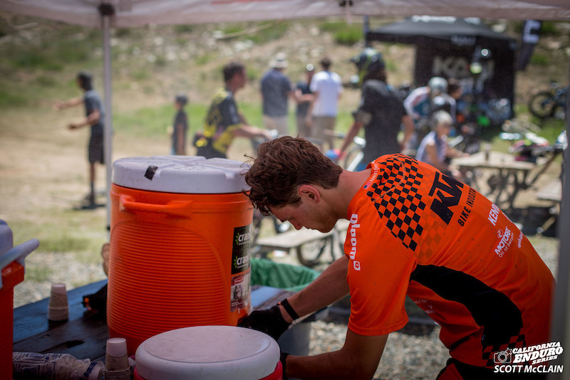 Ian Odom The Path refuels on Cranked Naturals between stages.