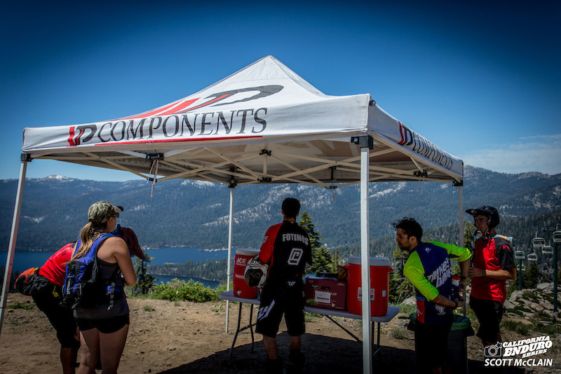 Shade hydration and nutrition at the top of stages 4 and 5 courtesy VP Components Cranked Naturals and China Peak respectively.