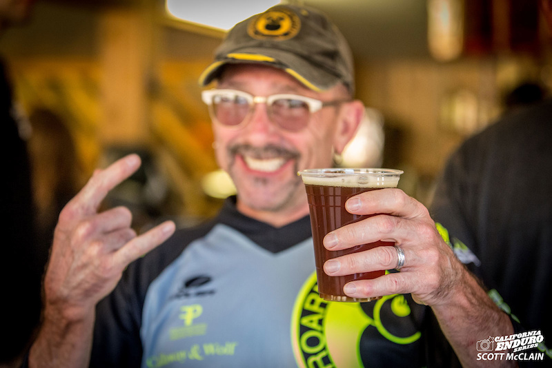 Paule Bates Roaring Mouse earned his beer. And then some. Bates took Expert Men 50 fifth place after a big day on the bike.