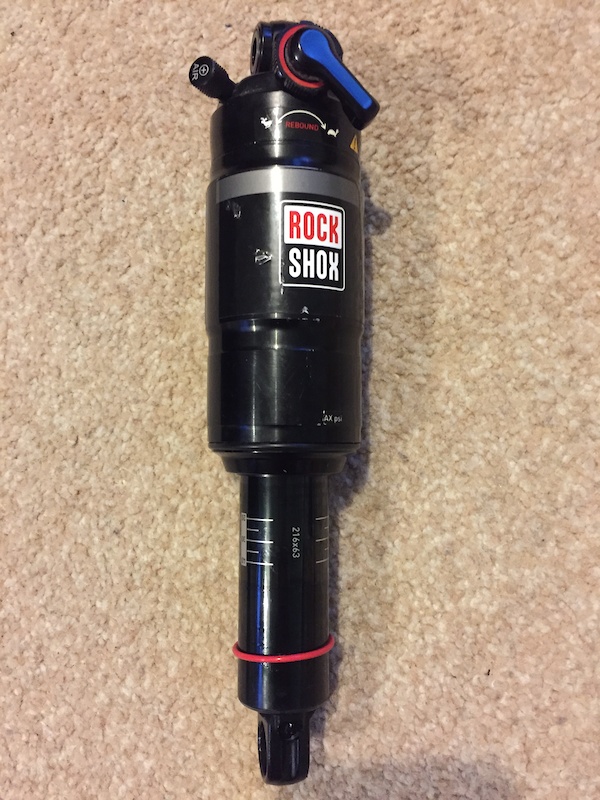 2015 Rockshox Monarch RT3 DebonAir shock 216x63 For Sale