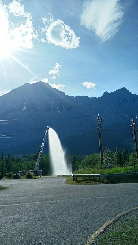 Troll Falls Trail Mountain Bike Trail Canmore Alberta