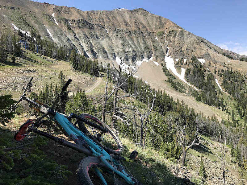 Elkhorn Mountain Biking Trail Big Sky, Montana