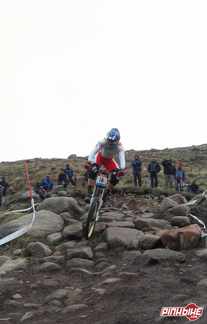 speeding the rocks at the 2007 World Championships 