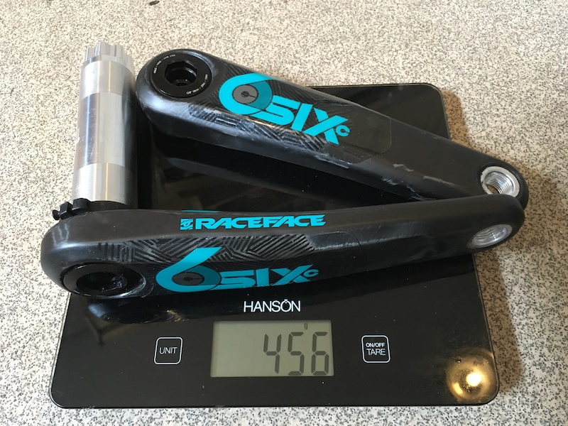 2017 Race Face SIXC Cinch Cranks (Arms Only) 175mm 68/73