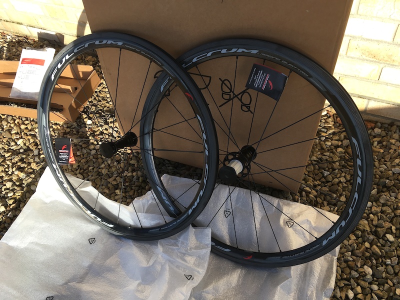 2017 Fulcrum Racing Quattro Carbon Clincher Wheels For Sale