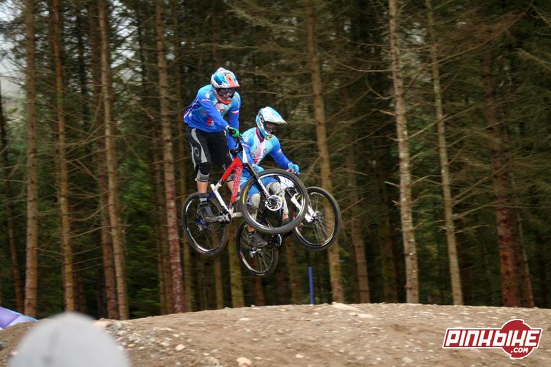 Fort William world champs, jump on the start straight