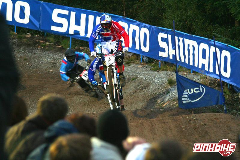 Fort William world champs, gee leading the pack