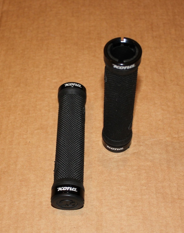 KONA dual clamp lock-on grips NEW For Sale