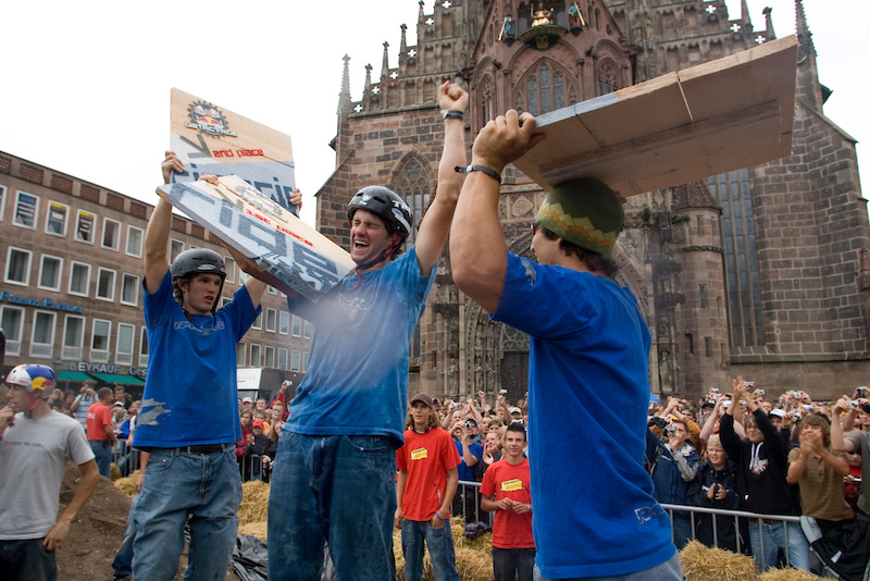 Podium at Red Bull District Ride 2006