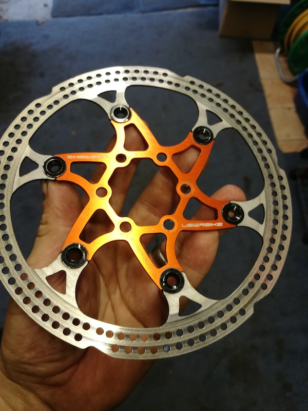 Uberbike 160mm Disc Rotor Orange For Sale