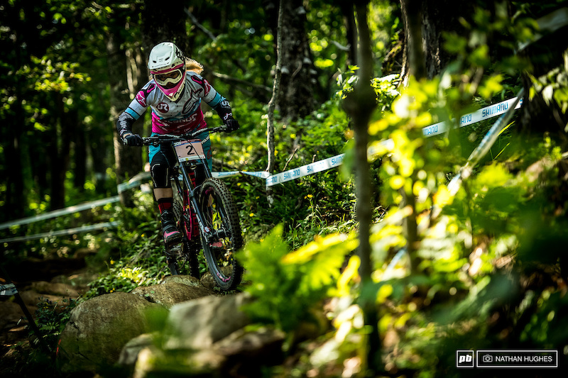 Tracey Hannah on the hunt for a little plate upgrade in the forest this weekend.