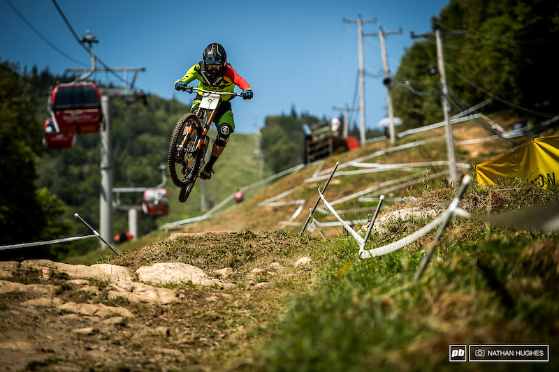Max Hartenstern piloting the Cube 29er to a safe and sound 7th, but will be looking for much more on the big day.