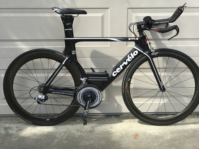 2011 Cervelo P4 54cm with Zipp 303/404 Firecrest For Sale