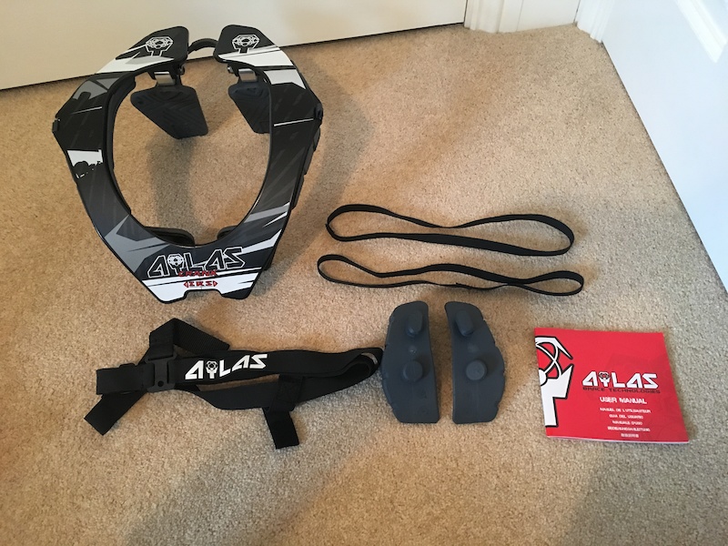 2014 Atlas Crank Neck Brace Small Black Basically NEW For Sale