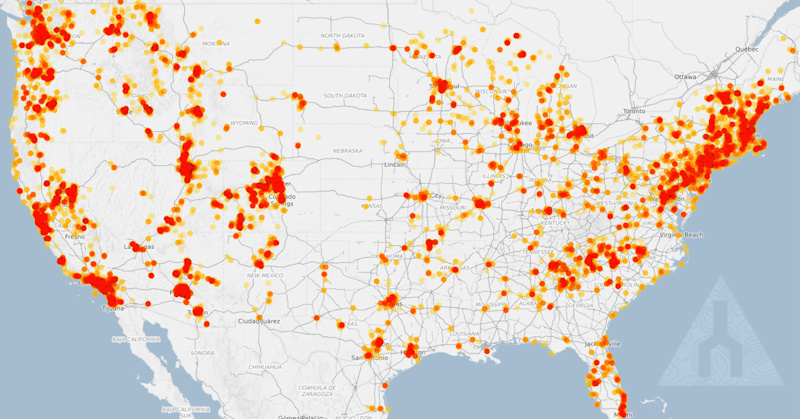 Ridelogs in the USA for July 2017