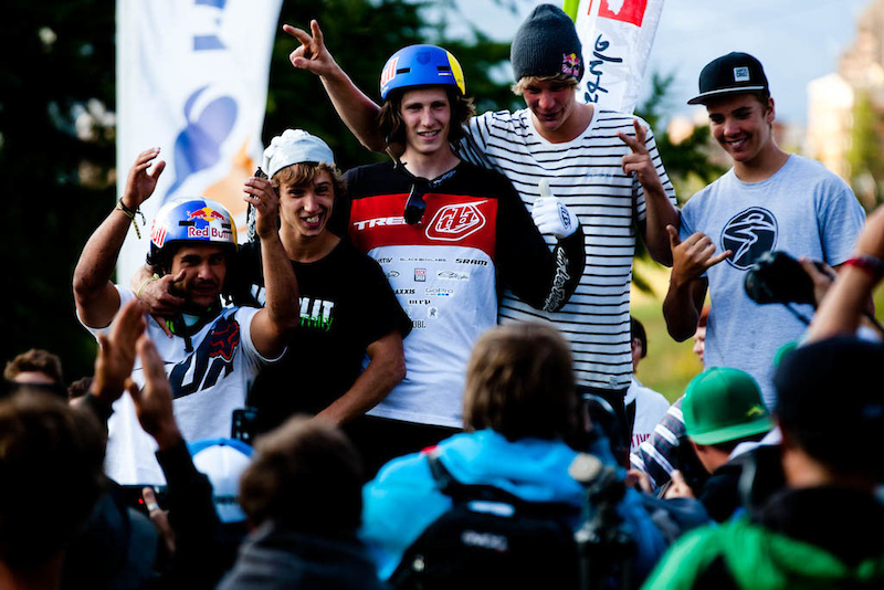 Back in the day... Crankworx Les 2 Alpes Slopestyle 2012 - Simon Nieborak photo