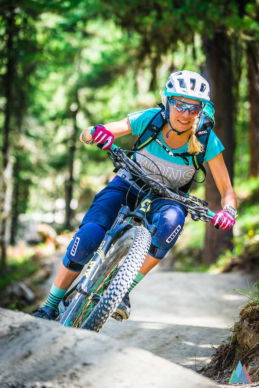 Tina Gerber in Zermatt, Switzerland - photo by ArminWurmser - Pinkbike