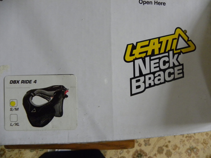 2015 leatt neck brace (medium size)