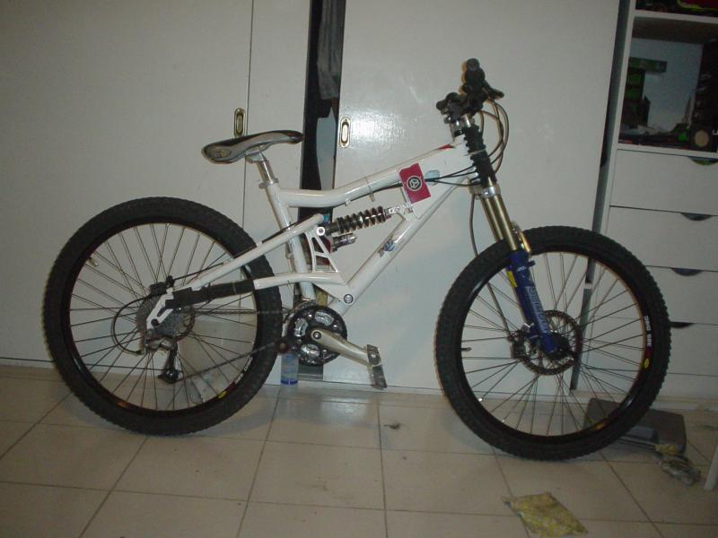 theres the bullit with new oldschool fork, drives awesome