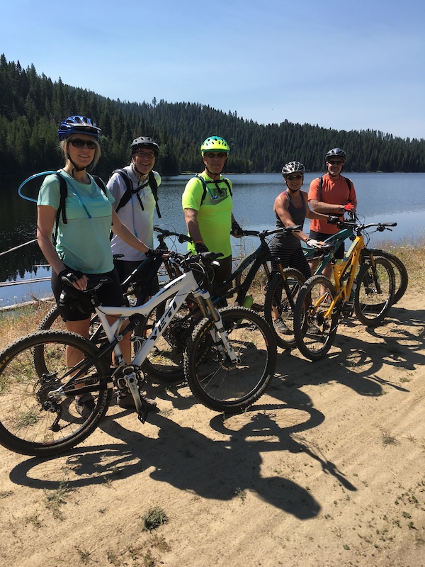 Dam loop Mountain Biking Trail McCall, Idaho