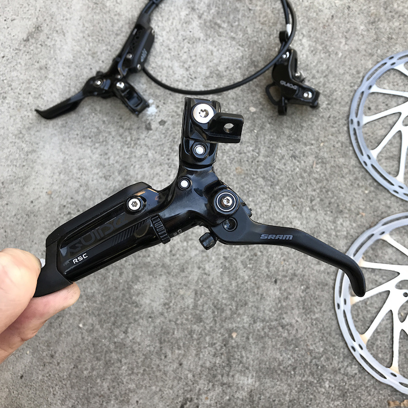 2017 SRAM GUIDE RSC BRAKE SET WITH 180 ROTORS For Sale