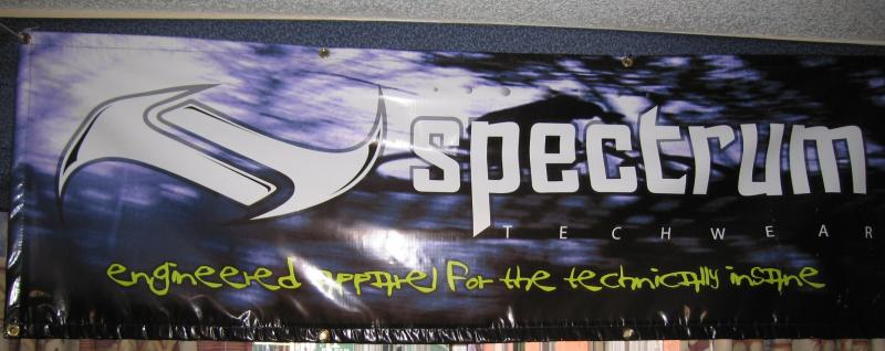 Spectrum Tech Wear Banner.