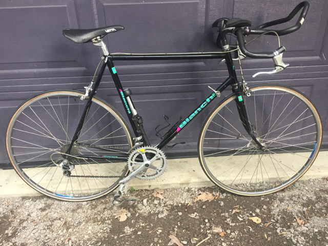 Cadre Bianchi Columbus Formula Two – Vélo De Route Acier, Prêt à Rouler !