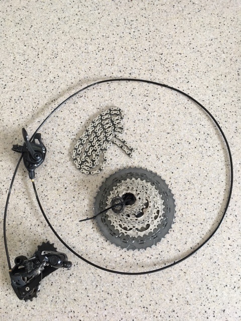 shimano derailleur sram shifter