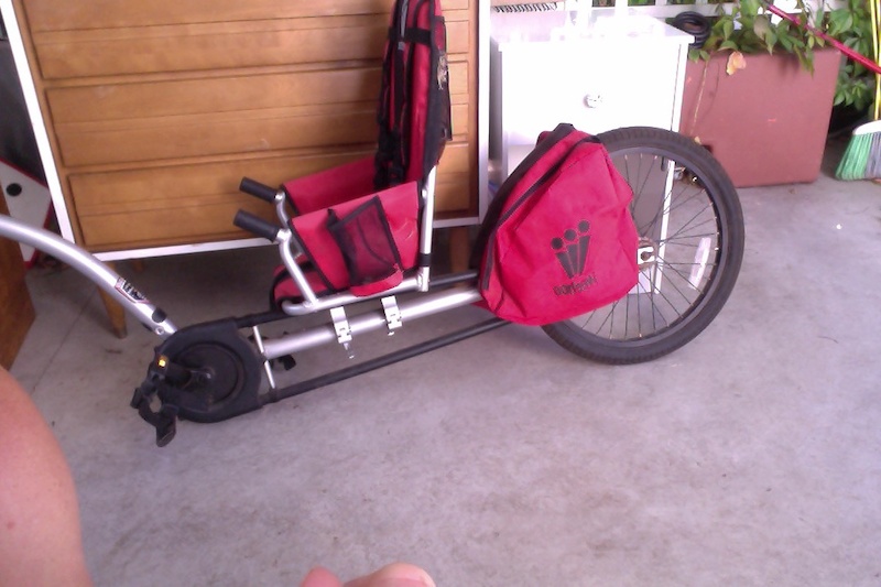 weehoo bike trailer double