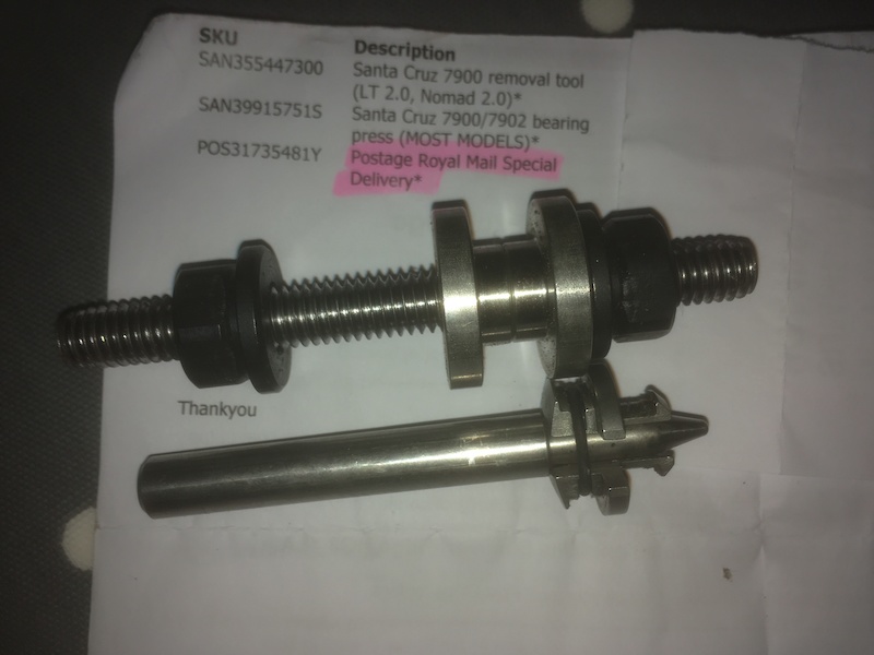 2017 Santa Cruz Bearing tool For Sale