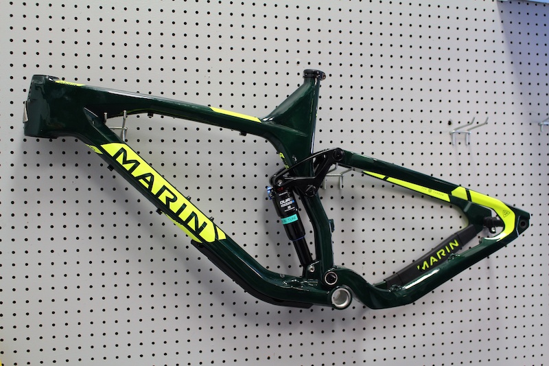 2017 New Marin Mt Vision Carbon Frameset Green/Yellow L For Sale