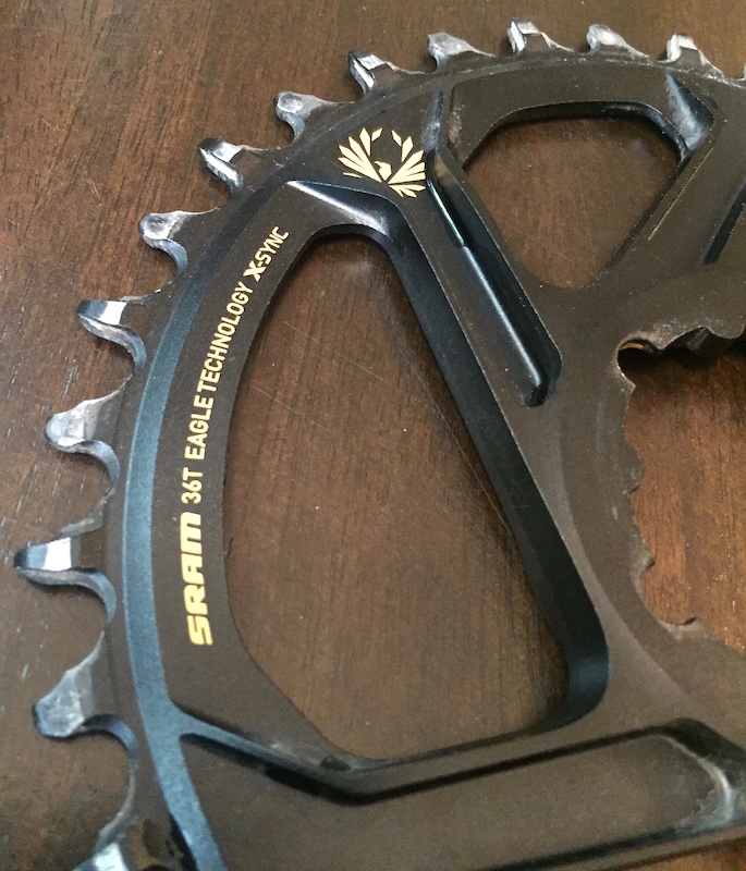 2016 36t SRAM Eagle GXP chainring, 6mm offset, non boost