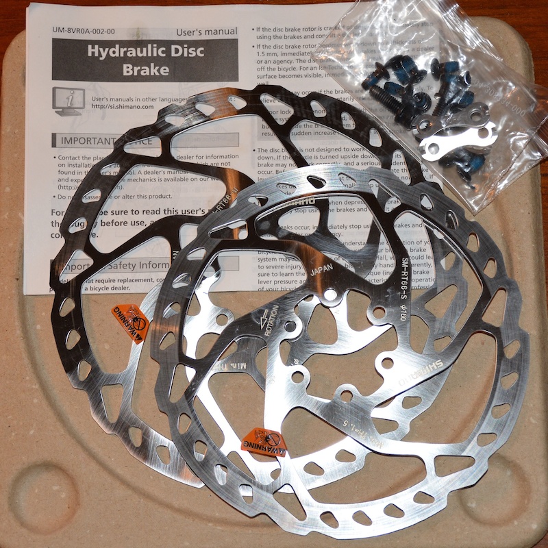 0 NEW XT M8000 Front and Rear Disc Brakes w/Rotors